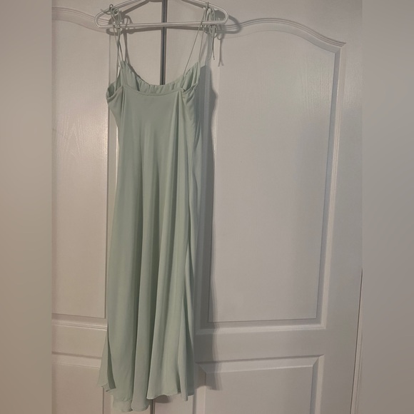 Abercrombie & Fitch Light Green Spaghetti Strap Maxi Dress - Picture 2 of 3